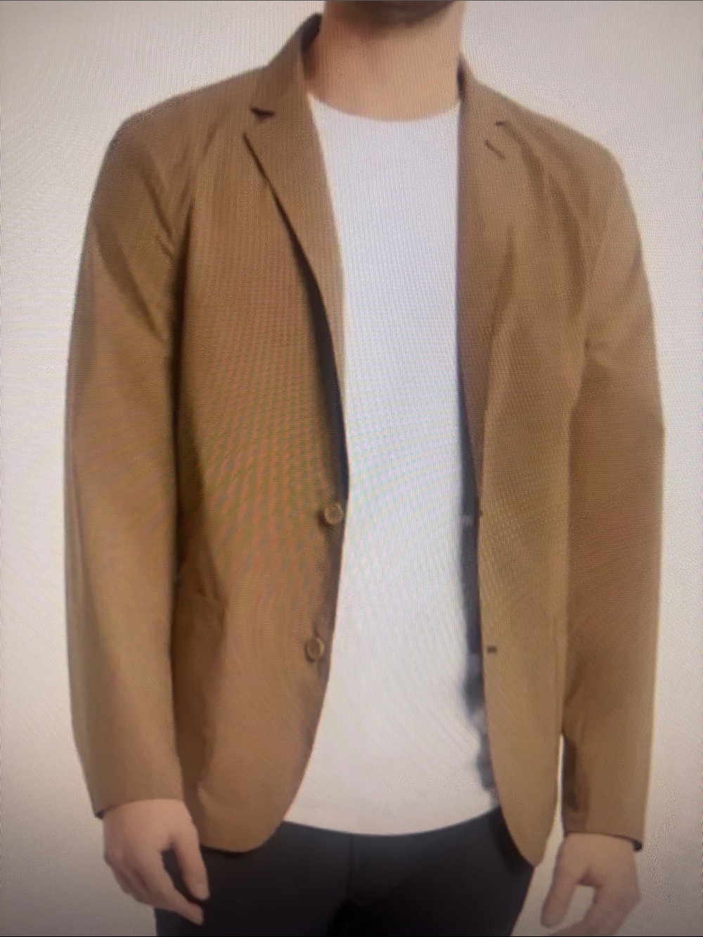 Kenneth Cole Men’s Reversible Blazer Large Charcoal Tan NWT 2-in-1 - Picture 2 of 5